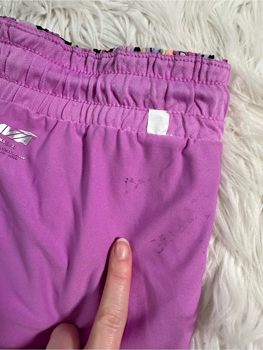 Avia • Colorful Floral 2 Layer Running Shorts - Picture 14 of 15